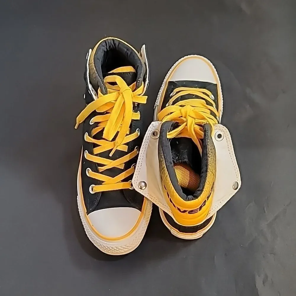 CONVERSE HIGH TOP LACE UP CLOSURE ROUND TOE UNISEX SNEAKER - Picture 5 of 13